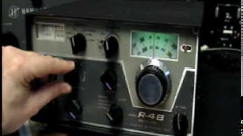 Drake Tube Ham Receiver R-4B Vintage Radio Demo