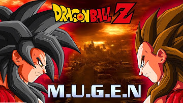 Goku SSJ4 vs Vegeta SSJ4 Gameplay Mugen Edition 2007 #Mugen