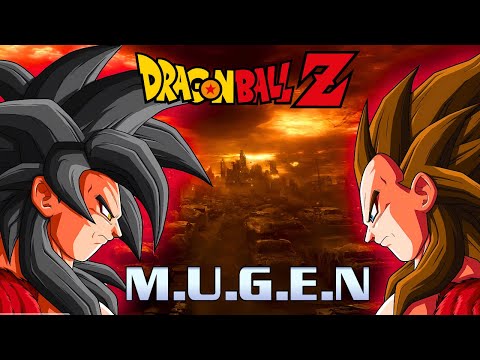 Goku SSJ4 Vs Vegeta SSJ4 Gameplay Mugen Edition 2007 Mugen
