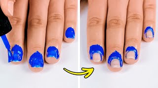 CRAZY Manicure Ideas and Long Nails Problems