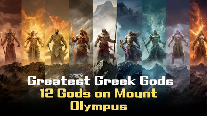 Animated 12 gods on top of the olympus năm 2024