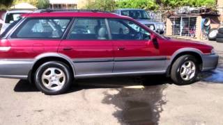 Athlete Statistics 1998 Subaru Outback  Burgundy 4 Speed Automatic Wagon