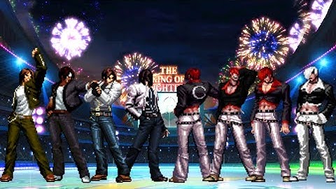 Kyo Kusanagi XIV Team VS. Iori Yagami XIII Team [KOF MUGEN]