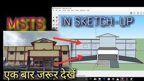 STATION BUILDING MAKING | MSTS | PART 1 | SKETCH UP ||