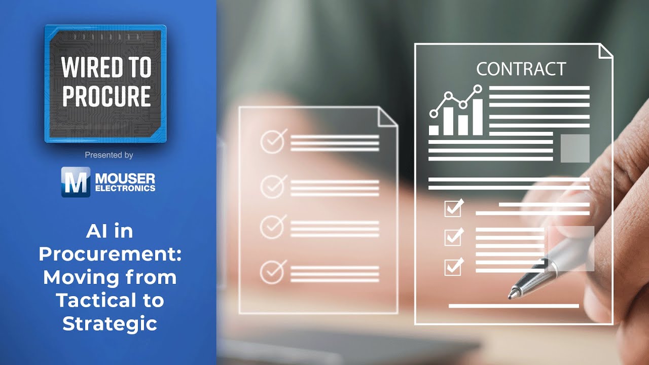 ИИ в закупках: переход от тактики к стратегии: Wired to Procure | Mouser Electronics