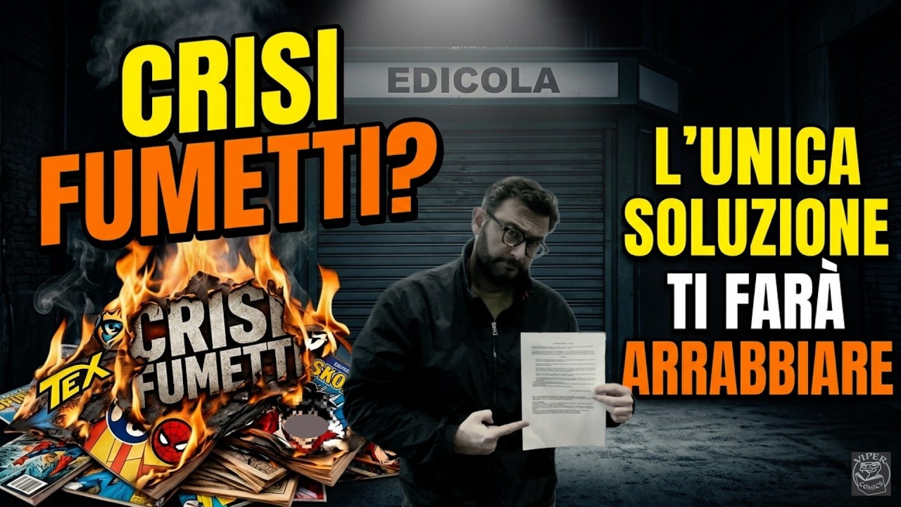 Crisi Dei Fumetti ? C'è una sola, vera, soluzione. Ma è difficile da accettare.