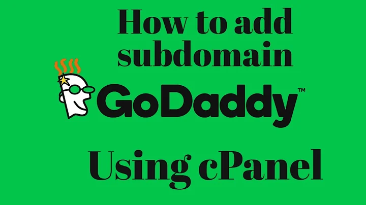 How to Create a Subdomain with cPanel in Godaddy Domain Hosting Step by Step 2022 @Rocking Support​