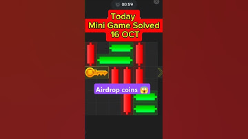 18 October Mini Game Hamster Kombat Daily Mini Game Solved!