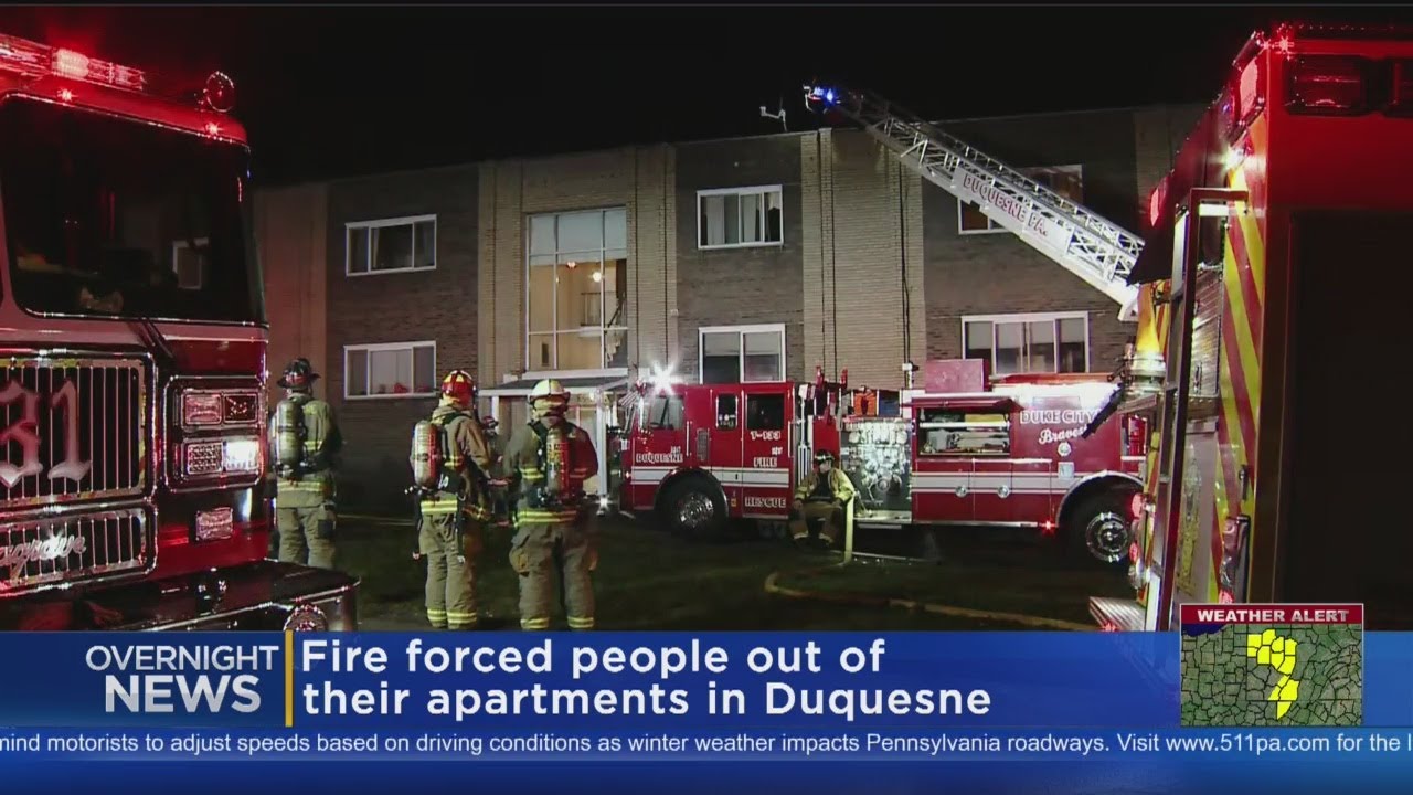 Duquesne Fire Forces People Out Of Their Apartments YouTube