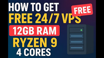🔥 How to Get FREE 24/7 VPS (12GB RAM • Ryzen 9 • 4 Cores) | 2025 Method!