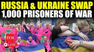 Russia-Ukraine Pows Swap Live Rare Moment Of Major Exchange Amid Kyiv Attack 1K Prisoners Freed