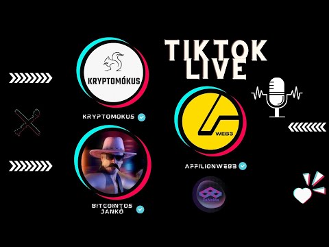 TikTok Live - Most kilőtt a kriptó és aztán vissza esett!?WTF!? @kryptomokus1755 @BTC_JANKO