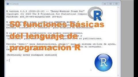 50 funciones básicas para el Lenguaje de programación R  | Introducción a las funciones en R