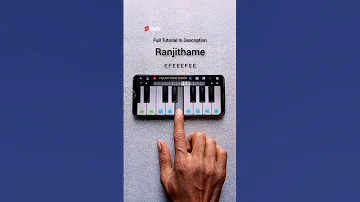 Ranjithame Piano Tutorial #shorts