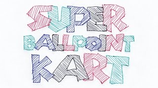 Super Ballpoint Kart - A Pre-Video-Game Multiplayer Race screenshot 4