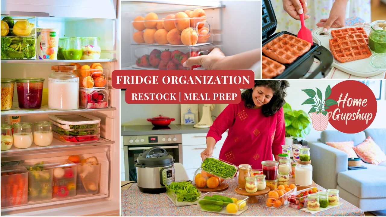 Fridge Organization *NEW* Ideas | How to Meal Prep with it, Weekly Plan | TIPS to Arrange Vegetables