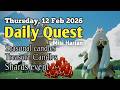 Sky Daily Quest today Daylight Prairie 12 feb 2026 Sky Daily Quest today Daylight Prairie 12 feb 2026