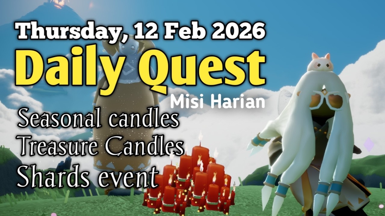 Sky Daily Quest today - Daylight Prairie 12 feb 2026 | Sky Children of the Light | Sandwichies Ch