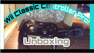 Nintendo Wii Classic Controller Pro Unboxing