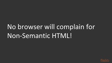 JavaScript by Example : What Is Meant by Semantic? | packtpub.com