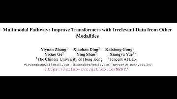 [short] Multimodal Pathway: Improve Transformers with Irrelevant Data from Other Modalities