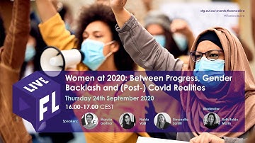 #FlorenceLive - Women at 2020: Between progress, gender backlash and (post-) Covid realities