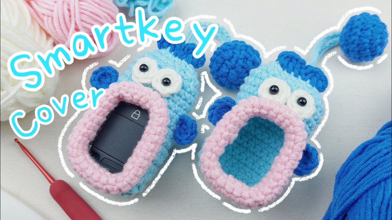 How to crochet SMARTKEY COVER Hướng dẫn móc len BỌC CHÌA KHÓA