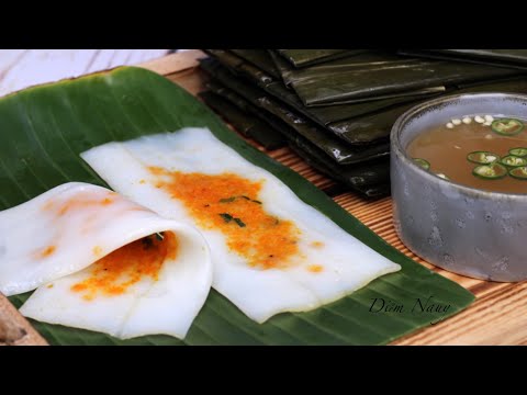 Video Bánh nậm - Gạo Xay & Bột gạo - Cách pha bột thơm, béo... - youtube