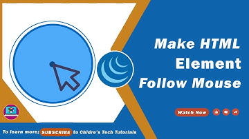 Make HTML element follow Mouse Cursor in jQuery 🚀