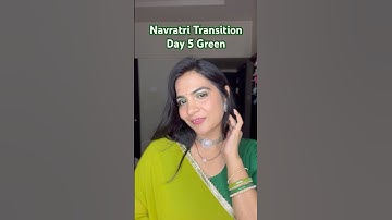 Day5 #navratrispecial #navratri #navratri2025 #transition #transitionvideo #garba #makeup #trending