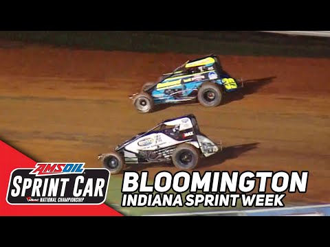 HIGHLIGHTS: USAC AMSOIL National Sprint Cars | Bloomington Speedway | July 28, 2023
