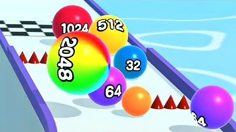 Ball Run 2048 - All level Gameplay Walkthrough Android iOS part 27