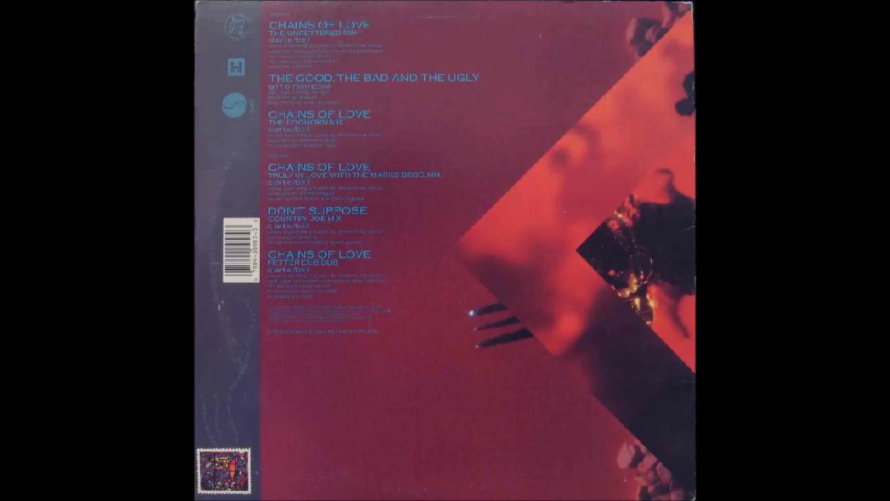 Erasure Chains of love 12 inch (1988) Vinyl YouTube