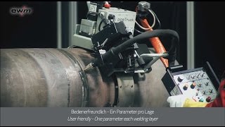 MAG-Orbital-Schweißen mit dem ewm pipeTruck System