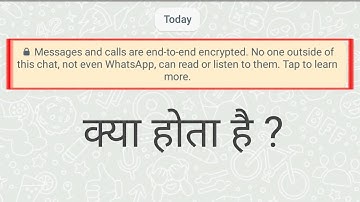 Whatsapp | Messages and calls are end to end encrypted No one outside of this chat Not even Whatsapp