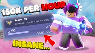 TOP 3 Ways HOW? To Get 150,000 XP Each HOUR!! (Roblox Bedwars)