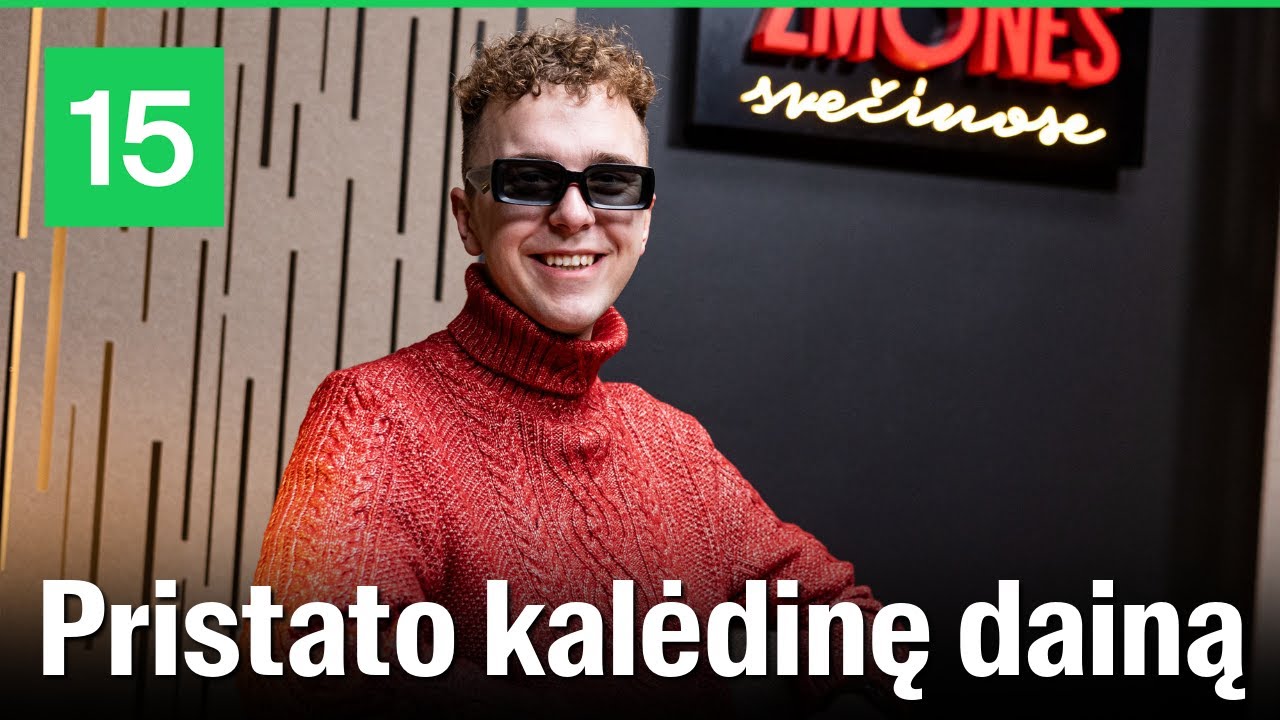 ŽMONĖS svečiuose – J.Pečeliūnas: daina „Kalėdų kvapas“ – kaip kritikuojamų eglučių himnas