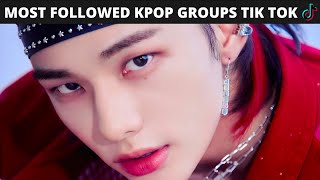 MOST FOLLOWED KPOP GROUPS ON TIKTOK [September 2021]