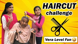 Lockdown Atrocities || Haircut Challenge with Dad✂ || Preetha Ammu || Ammu Times ||