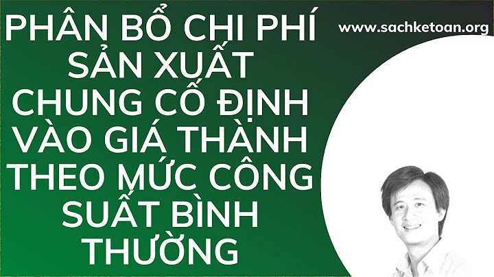 Chi phí sản xuất chung tiếng anh là gì năm 2024