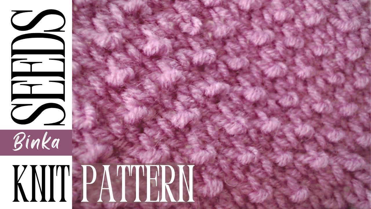 Easy Knitting Seeds pattern. For beginners. Лесна плетка Семена. Ladies ...