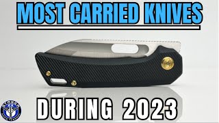 Top 15 Most Carried EDC Knives of 2023
