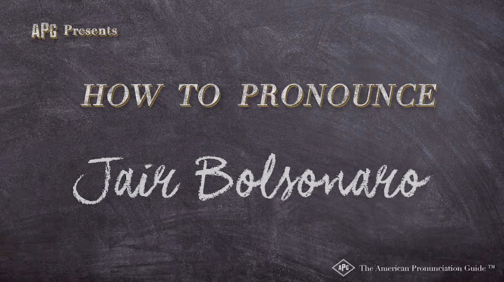 How to Pronounce Jair Bolsonaro (Real Life Examples!)