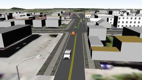 TransModeler Eureka Traffic Simulation.wmv