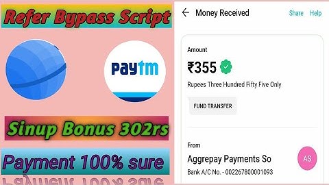 new earning app today || refer bypass script with payment 💯% verified daily earning apps