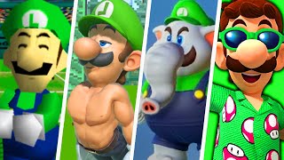 Evolution of Luigi Costumes (1985 - 2024)