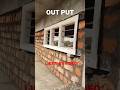 VENTILATOR FIXING IN THE WAll AND PACKING A WALL #construction #building #constructionrevolution