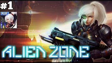 Killing all Space Aliens to save base 👽 Alien Zone Plus gameplay for android | Hummingbird studio