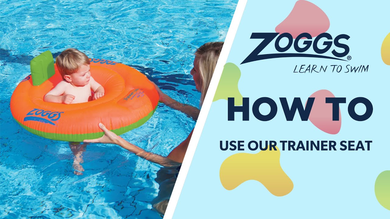 Zoggs Zoggy Learn to Swim Trainer Seat Children 3-12 Mths Swimming Aid 304212 for sale online 