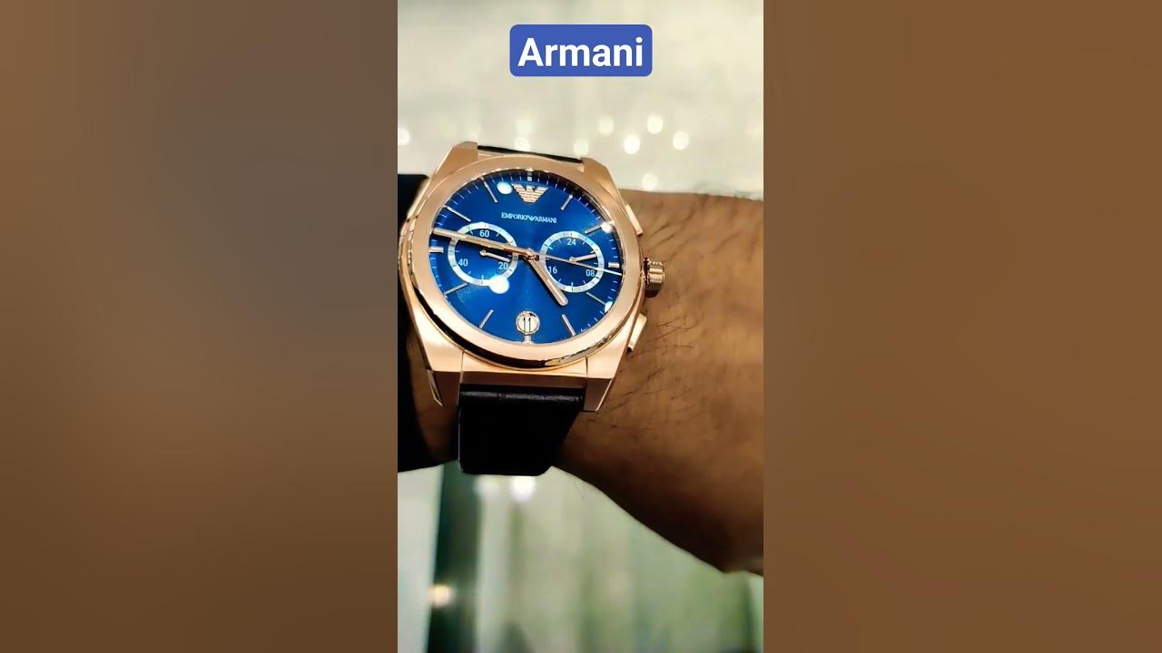 Emporio Armani | #watchlover - YouTube